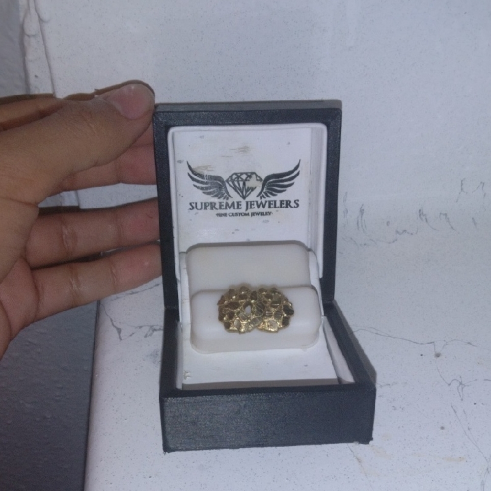 Gold Ring with Gemstones